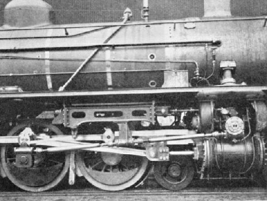 Rotary cam valve gear on a South African Railways locomotive
