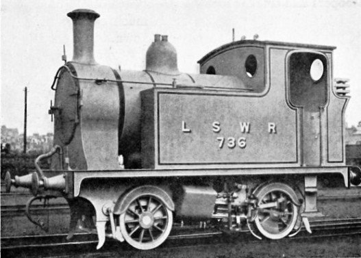 Locomotive No 736 London & South Western Railway