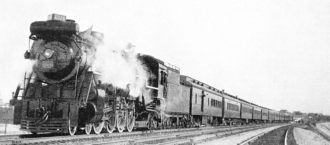 modern Canadian train with its giant locomotive