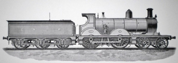 GREAT NORTH OF SCOTLAND RAILWAY No. 81. DESIGNED BY JAMES JOHNSON