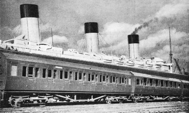An ocean liner express at Southampton