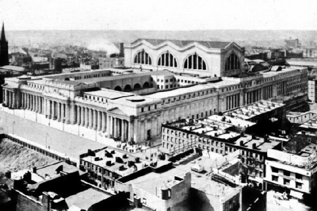 MAGNIFICENT NEW YORK CITY TERMINUS OF THE PENNSYLVANIA RAILROAD