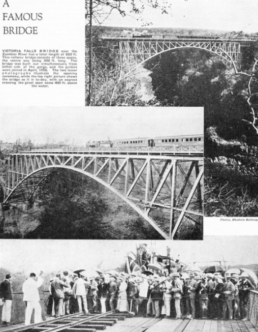 VICTORIA FALLS BRIDGE over the Zambesi River