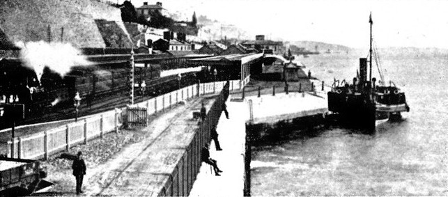 The Mail Tender at Queenstown., Great Southern & Western Railway of Ireland