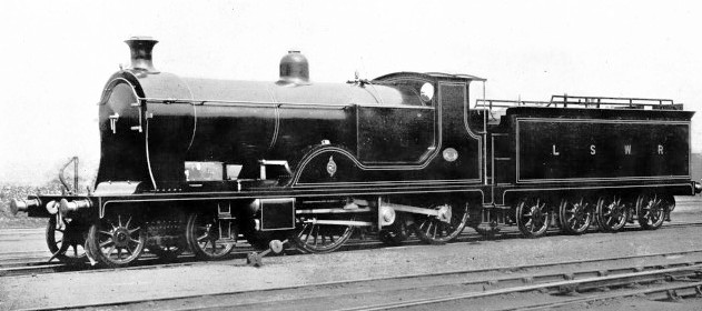 Express passenger locomotive no 720 London & South Western Railway