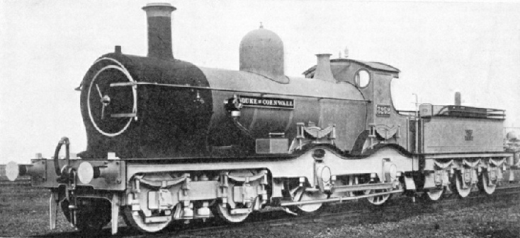 A GWR 4-4-0, the "Duke of Cornwall"