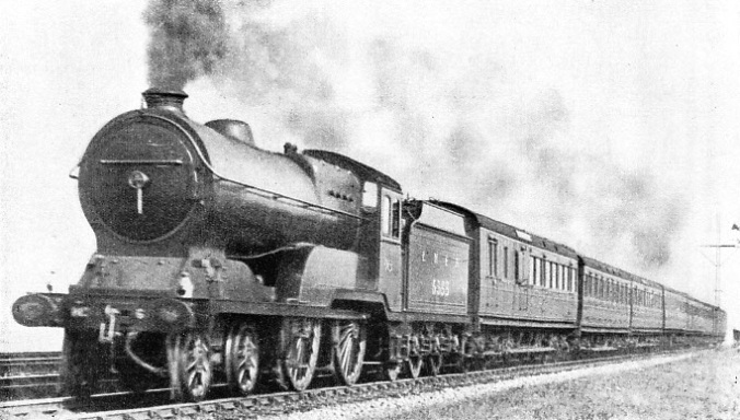 An Edinburgh-Glasgow express on the LNER