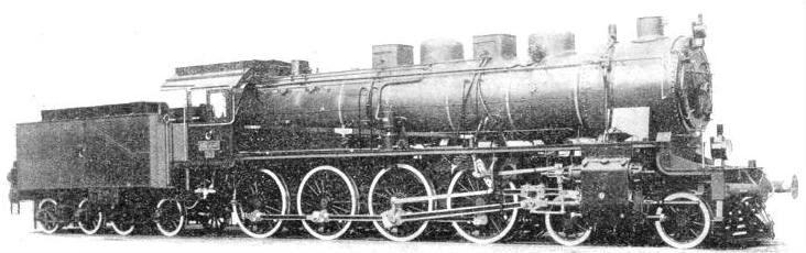 German-built 4-8-0 used on the "Taurus Express"