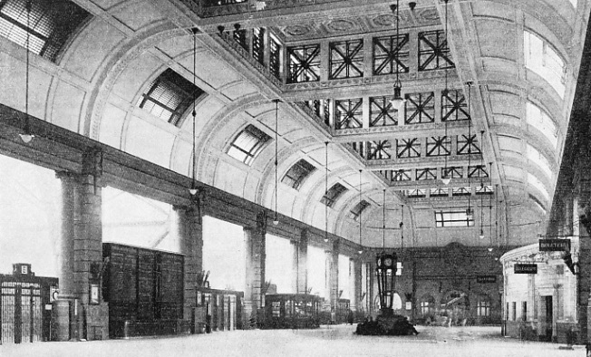 THE GRAND HALL of the Retiro Terminus of the Central Argentine Railway 