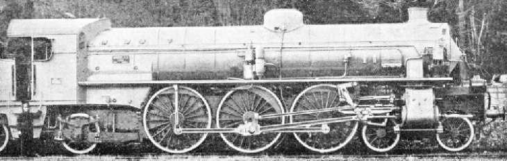 AN ITALIAN “PACIFIC” locomotive built for express services