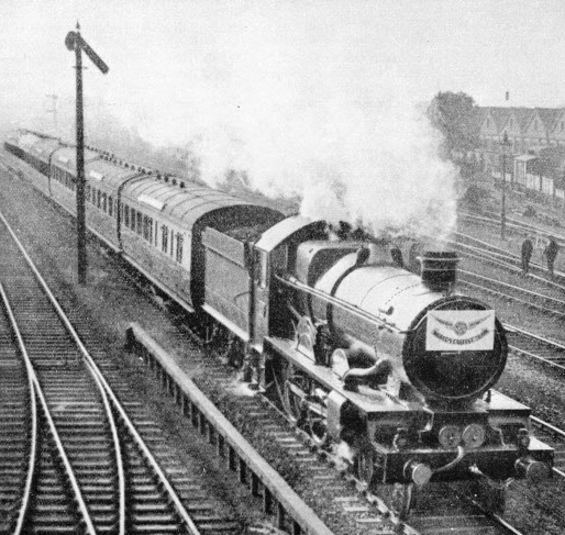 The world's fastest regular steam train, the "Cheltenham Flyer"