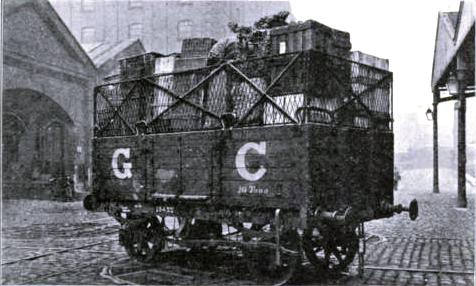 Wire Extensions to Goods Trucks for Bulky Loads, Great Central Railway