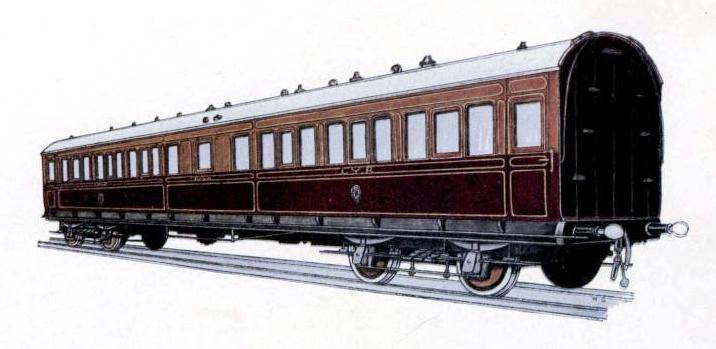 LANCASHIRE & YORKSHIRE RAILWAY THIRD-CLASS SALOON