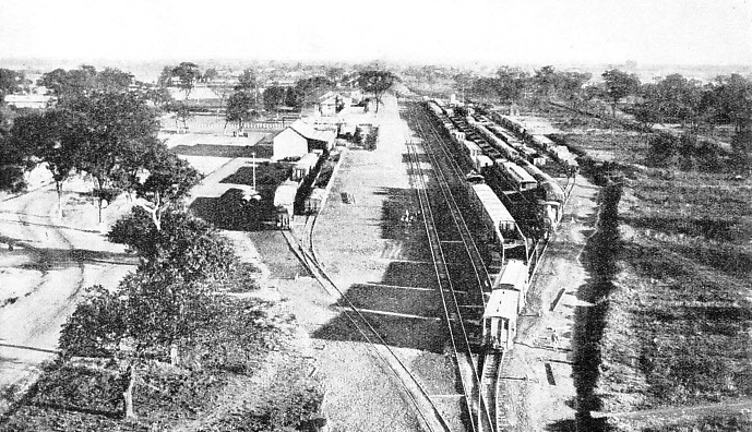 LOOKING SOUTH towards Victoria Falls at Broken Hill Railway Station