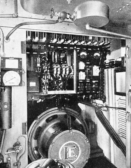 THE GENERATOR AND CONTROL PANEL of an “English Electric” Diesel-electric locomotive