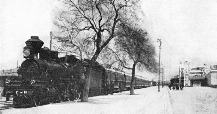 THE “MANCHURIAN EXPRESS”, running from Harbin to Chang Choun