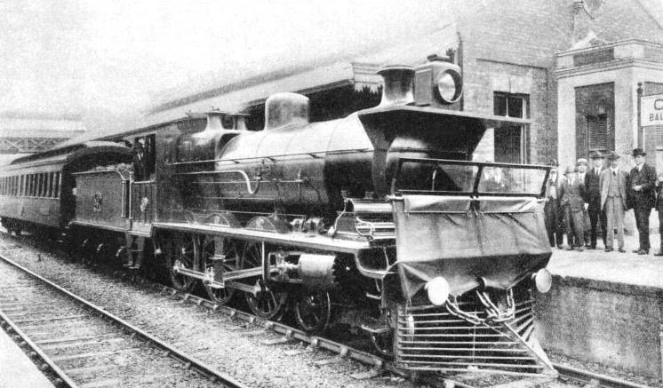 A SPECIAL STAFF TRAIN at the station of Campo Limpo on the Sao Paulo Railway