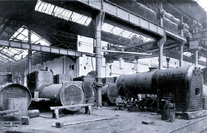 LOCOMOTIVE BOILERS AT ST. ROLLOX WORKS, Caledonian Railway