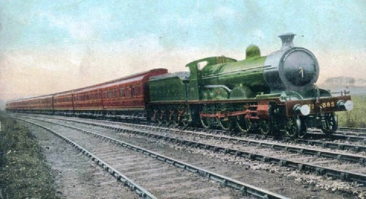 THE SOUTH EXPRESS ON THE GLASGOW AND SOUTH WESTERN RAILWAY