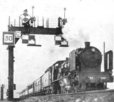 A CHARACTERISTIC SCENE on a French main line A CHARACTERISTIC SCENE on a French main line