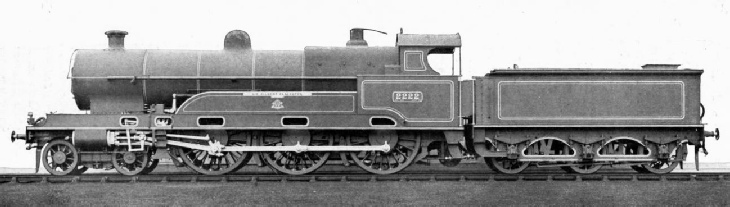 LONDON & NORTH WESTERN TEN-WHEELER, “SIR GILBERT CLAUGHTON”, 1913