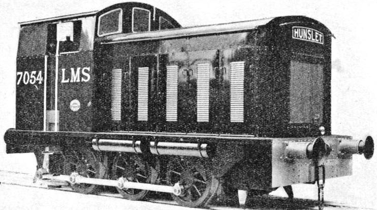 A Hunslet Diesel Shunting Locomotive