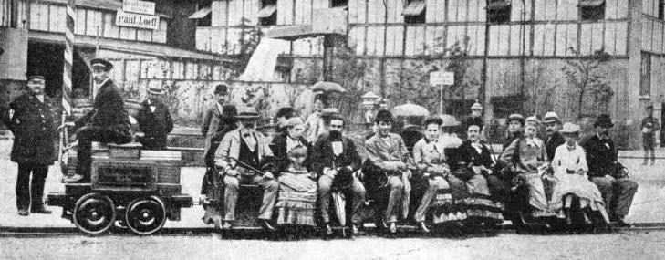 THE SIEMENS ELECTRIC RAILWAY laid down at the Berlin Exhibition of 1879