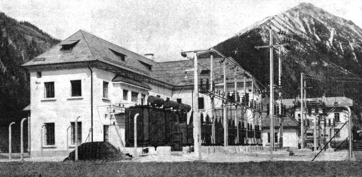 AN AUSTRIAN POWER STATION west of the Tauern line