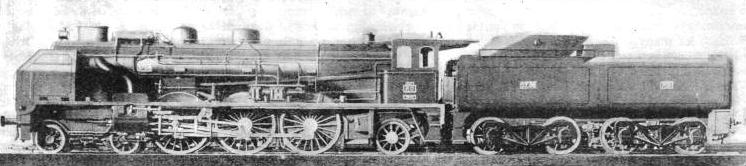 REBUILT “PACIFIC” LOCOMOTIVE on the Paris-Orleans Railway