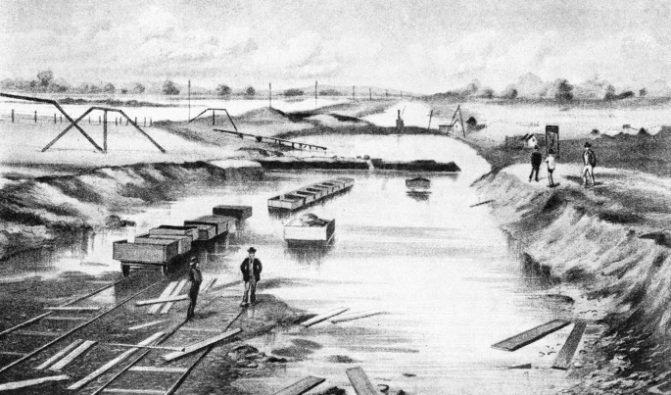 The flood at the Severn Tunnel, 17 October 1883