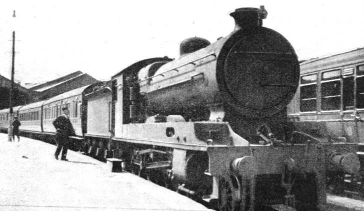 THE “ROYAL HIGHLANDER”, the famous LMS night express at Inverness