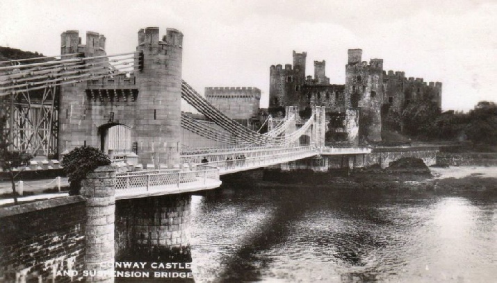 Conway Castle and Suspension Bridge