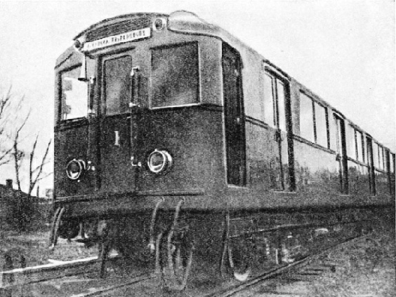 THE FIRST TRAIN to run on the Moscow underground railway