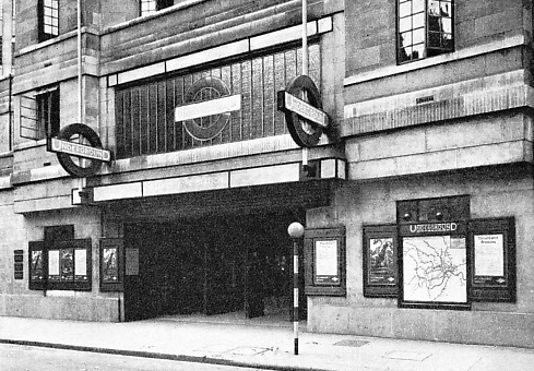 St James’ Park Station as it is to-day