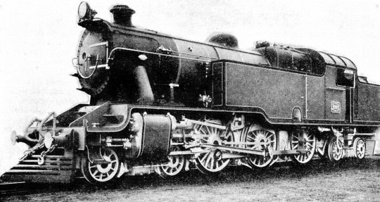 A passenger engine used on the Buenos Aires and Pacific Railway