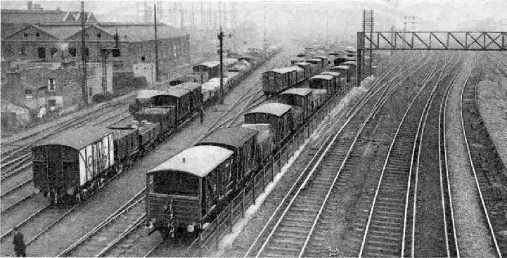 A view of part of Nine Elms Yard