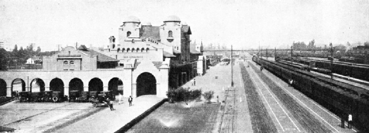 the Santa Fé station at San Bernardino
