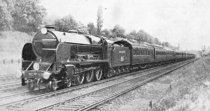 The "Atlantic Coast Express" in Clapham Cutting