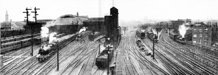 Parallel tracks, south of London Bridge, Southern Railway