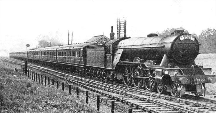 The "Scarborough Flyer" at speed