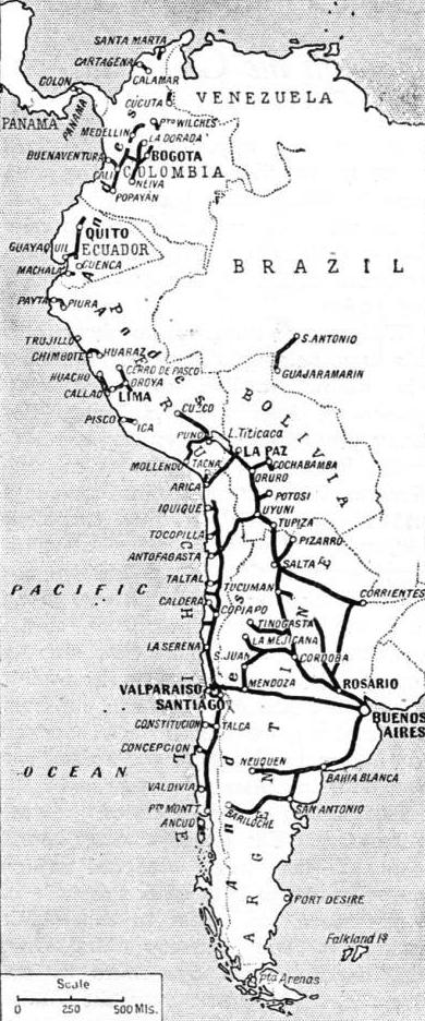 THE RAILWAYS OF SOUTH AMERICA