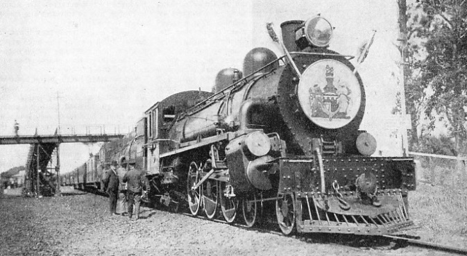 The Duke of Gloucester's train at Panmure, New Zealand