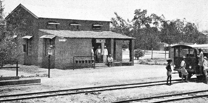 A STATION IN THE TROPICS. Balaka, a halt on the lines of the Nyasaland Railways