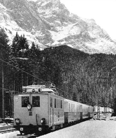 THE BAVARIAN ZUGSPITZE RAILWAY