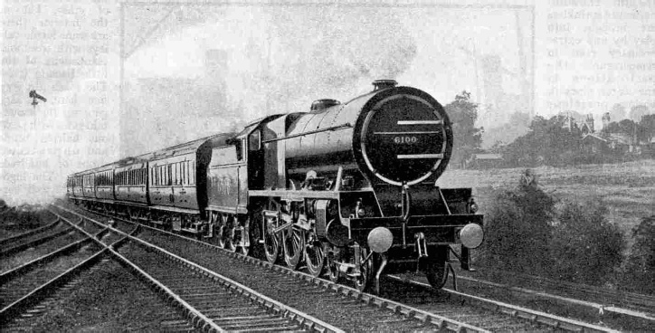 The Royal Scot passing Leighton Buzzard