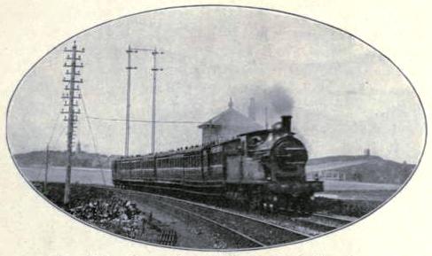 “FLYING SCOTSMAN” PASSING DUNBAR AT 60 MILES AN HOUR