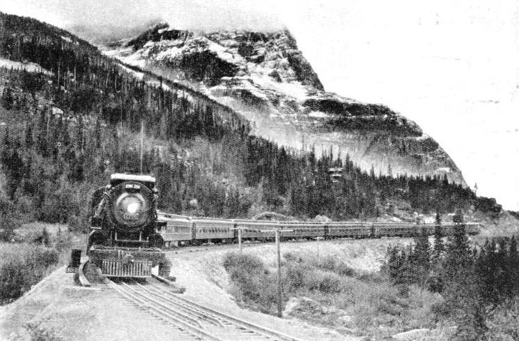 The “Trans-Canada Limited” at Field, British Columbia