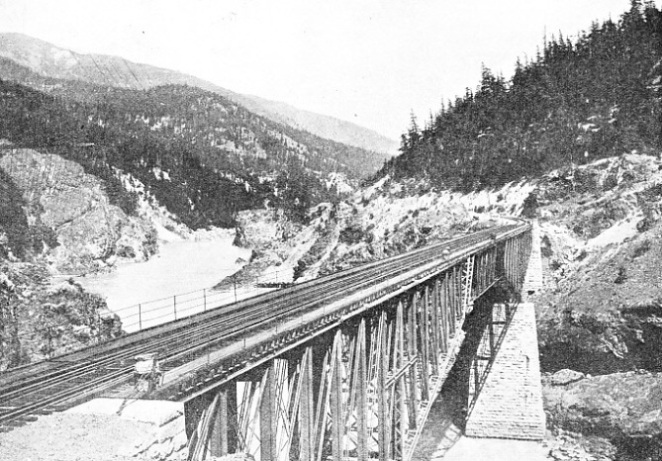 This fine steel bridge carries the line across British Columbia’s biggest river