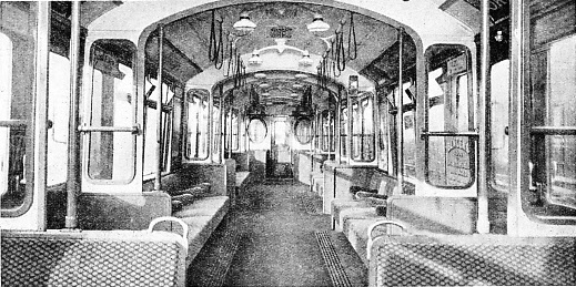 INTERIOR OF THE LATEST TUBE OF TUBE COACH