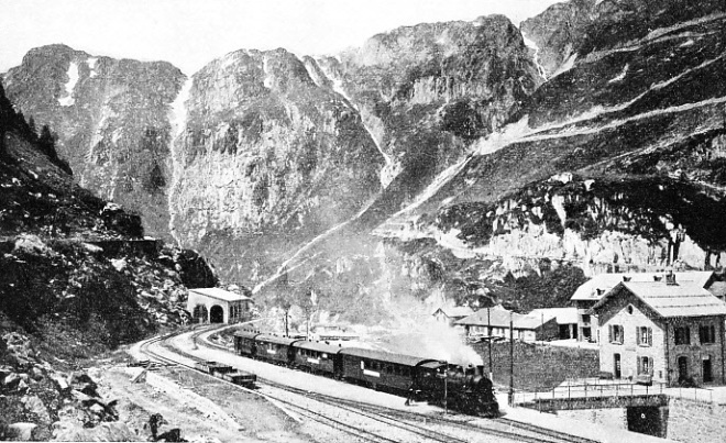 THE STATION AT GLETSCH on the Furka-Oberalp Railway